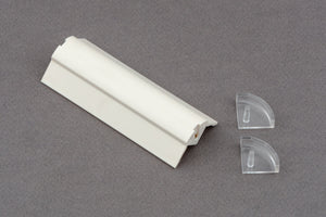Valance Corner Round IVORY/Clear Cap