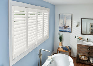 Hiddentilt bar Bathroom Composite\Vinyl Shutter