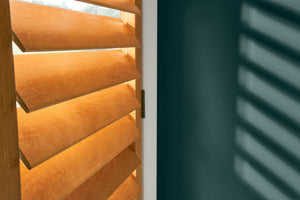 Angle hidden Wood Shutter