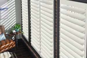 Top view Hidden tilt Composite\Vinyl Shutter