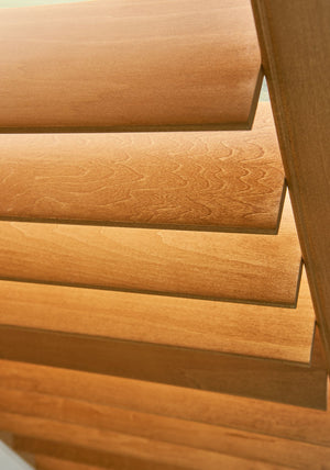 Top view wood grain Wood Shutter