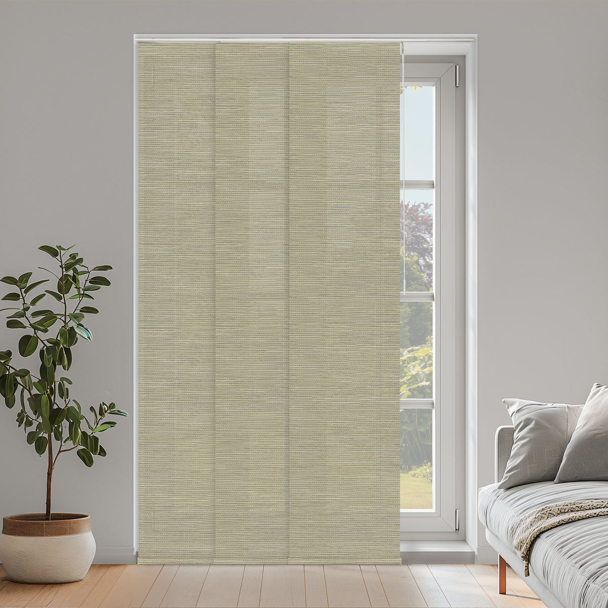 Hampton - Light Filtering Panel Track Blinds