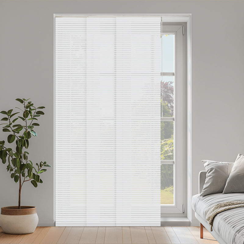 Java - Light Filtering Panel Track Blinds