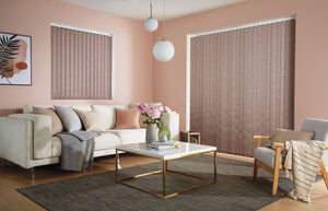 Palemauve Valancia Bedroom Vertical Blind