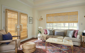 Natural Valance Woven Wood Shades