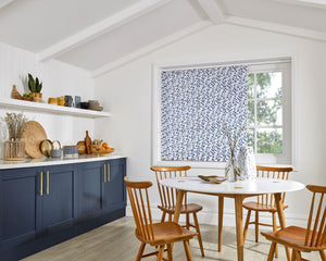 Chatsworth Navy Kitchen Vertical Blind