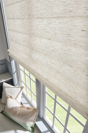 Classic closeup Roman Shades