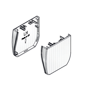 Wrapped full fascia (32/40) bracket covers