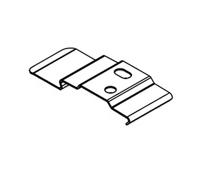 Cassette top fix brackets, spring