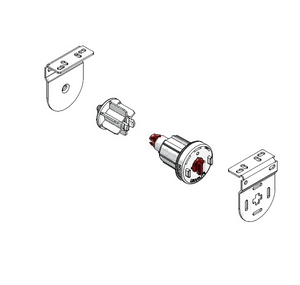 Medium double spring - Red pin