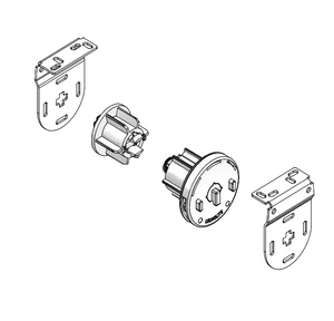 System 40® Slide-Lock® for plastic or metal chain with metal brackets