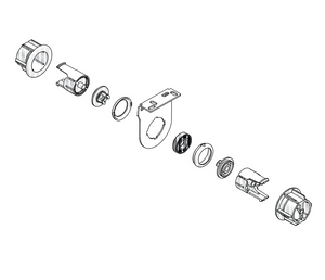 40mm Open Cassette Bracket Set