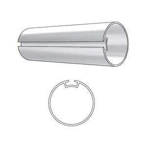 Roller, single slot, 32mm OD, 5m (16.4ft or 196.8”) lengths