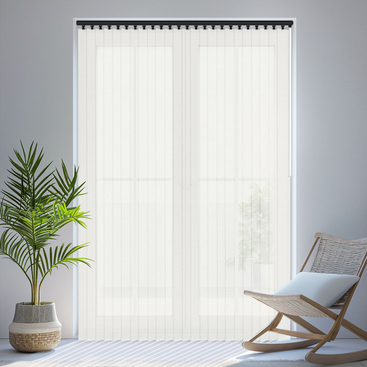 Perspective 1% - Solar Screen Vertical Blinds