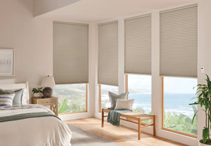 Motorized wall honeycomb Shades