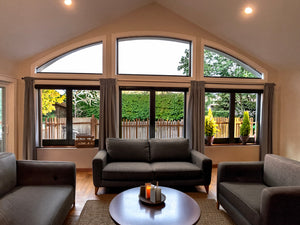 Stationary Solar Shades - Specialty Shaped